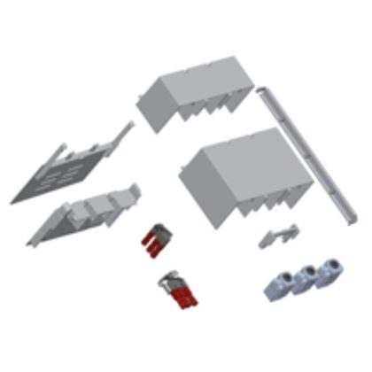 TRACON AA-KETO-3-1 Érintésvédelmi burkolat alsó/felső kábelbevezetéshez 1P 3, 1P, L=42 mm