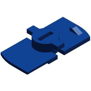 TRACON ASV-KETO-00123 Lakatolóegység 00-3, lock max. 6mm