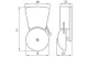 TRACON BELL8S Kis fali csengő 8 V, 50 Hz, 0,33 A, 65 dB