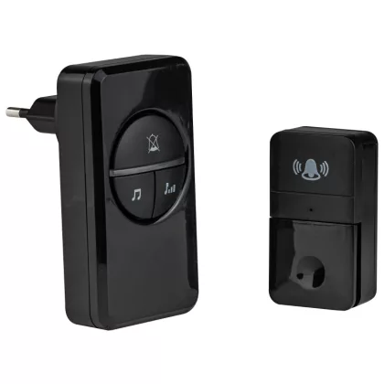 TRACON BELLW7-1V1 Vezeték nélküli csengő (kinetikus) 230 VAC; IP44; 100 m; 16 music; 82 dB