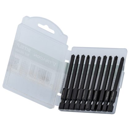 TRACON BITSLPZ1 Bitfej készlet SL/PZ1, L=70mm, 10pcs