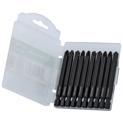 TRACON BITSLPZ2 Bitfej készlet SL/PZ2, L=70mm, 10pcs