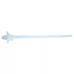   TRACON BK-200 Benyomótüskés kábelkötegelő, natúr 200x4,8mm, D=30mm, PA6.6, d=6mm