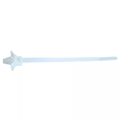   TRACON BK-200 Benyomótüskés kábelkötegelő, natúr 200x4,8mm, D=30mm, PA6.6, d=6mm
