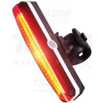   TRACON BLCH1,5W Akkumulátoros LED bicikli lámpa, hátsó, piros 1, 5 W, 3.7V 500 mAh, 100 lm, 2 h, IP65