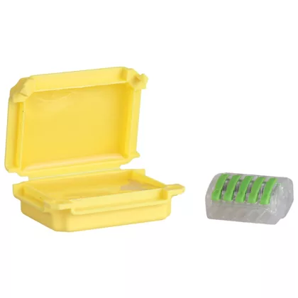 TRACON BOXW3 Vízálló műanyag doboz, sárga 53x39x24mm, IPX8 TRACON BOXW3 Vízálló műanyag doboz, sárga 53x39x24mm, IPX8