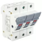   TRACON CFBL3P50 Szakaszolókapcsoló-biztosító hengeres bizt.hoz, maszkolható 50A, 14x51mm, Un=400V/690V, AC22B, 3P, LED