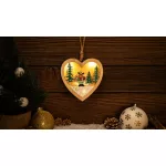   TRACON CHRHH3WW LED karácsonyi ablakdísz,szarvas,szív,elemes (X24010) Timer 6+18h, 3LED, 3000K, 2xAAA