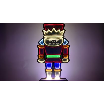   Tracon CHRMMNC LED karácsonyi tükördísz , diótörő, USB (X25015)