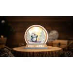 TRACON CHRSBP5WW LED karácsonyi dísz,fa, pingvin, elemes (X25005) Timer 6+18h, 5LED, 3000K