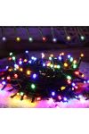 TRACON CHRSTHOB200RGB Karácsonyi fényfüzér, színes,kültéri/beltéri (X25028) 230VAC, 2+5M, 200LED, 3,6W, RGB, IP44
