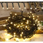   TRACON CHRSTHOB400WW Karácsonyi fényfüzér, kültéri/beltéri (X25021) 230VAC, 2+10M, 400LED, 3,6W, 2600-2700K, IP44