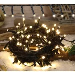   TRACON CHRSTHOP400WW Karácsonyi programozható fényfüzér, kültéri/beltéri (X25043) 230VAC, 2+10M, 400LED, 3,6W, 2600-2700K, IP44