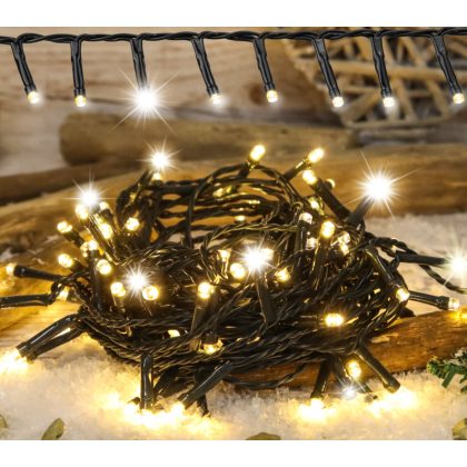   TRACON CHRSTHOSC2000WW Karácsonyi sziporkázó fényfüzér, kültéri/beltéri (X25038) 230VAC, 5+50M, 2000LED, 8.4W, 2600-2700K, IP44