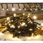   TRACON CHRSTHOSC200WW Karácsonyi sziporkázó fényfüzér, kültéri/beltéri (X25035) 230VAC, 2+5M, 200LED, 3,6W, 2600-2700K, IP44