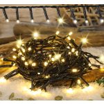   TRACON CHRSTHOSW2000WW Karácsonyi sziporkázó fényfüzér, kültéri/beltéri (X25034) 230VAC, 5+50M, 2000LED, 8.4W, 2600-2700K, IP44