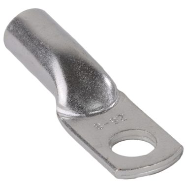 TRACON CLH25-10 Szigeteletlen szemes csősaru,ónozott elektrolitréz 25mm2, M10, (d1=7.8mm, d2=10.5mm)