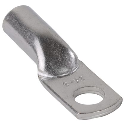 TRACON CLH25-8 Szigeteletlen szemes csősaru,ónozott elektrolitréz 25mm2, M8, (d1=7.8mm, d2