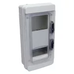   TRACON CMB1 1F Fogyasztásmérő szekrény, almérőhöz 1×5mod+100×80, H×W×D=350×170×100mm, IP65, IK10