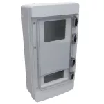   TRACON CMB3 3F Fogyasztásmérő szekrény, almérőhöz 1×6mod+115×94, H×W×D=460×240×132mm, IP65, IK10