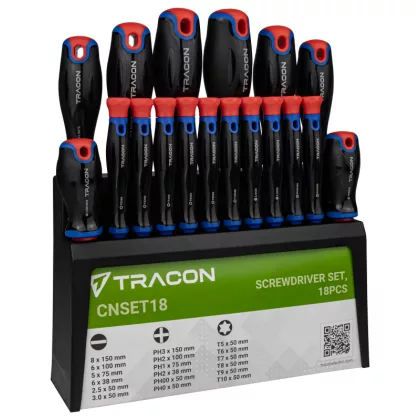 TRACON CNSET18 Csavarhúzó szett 18pcs