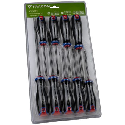 TRACON CNSET9 Csavarhúzó szett Diamond, 9pcs