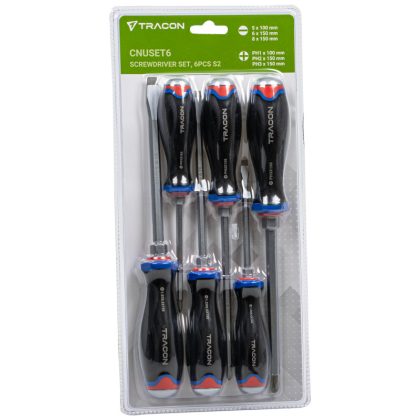 TRACON CNUSET6 Üthető csavarhúzó szett 6pcs S2