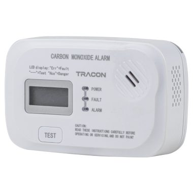 TRACON CO208A Szén-monoxid (CO) érzékelő 3 VDC (2x1,5V AA), >85 dB