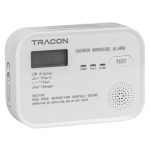 TRACON CO218A Szén-monoxid (CO) érzékelő 4,5 VDC (3×1,5V AA), >85 dB