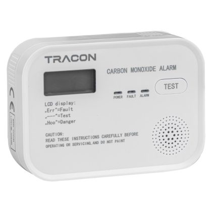 TRACON CO218A Szén-monoxid (CO) érzékelő 4,5 VDC (3×1,5V AA), >85 dB