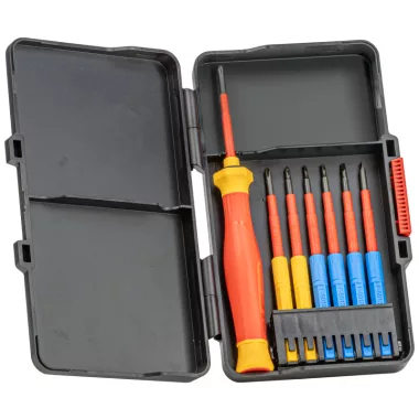 TRACON CSET8 1000 V-ra szigetelt csavarhúzószett 1000V, 8pcs