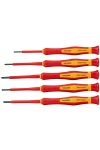 TRACON CSETP5 1000 V-ra szigetelt precíziós csavarhúzó szett AC 1000 V, 5pcs