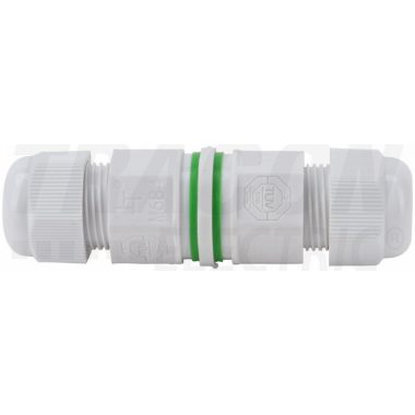 TRACON CST15W Cable extension with sealing box white 0.5-1.5 mm2, IP68, PA6.6, 3P, 450VAC, 16A