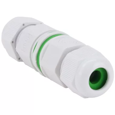 TRACON CST15W Tömítőszelencés kábeltoldó fehér 0.5-1.5 mm2, IP68, PA6.6, 3P, 450VAC, 16A