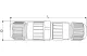TRACON CST1 Tömítőszelencés kábeltoldó 3×1 mm2, Pg9, IP65, PA6.6