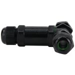 TRACON CST4-T3P Tömítőszelencés kábeltoldó, T-elágazó 0.5-4 mm2, IP68, PC+PA6.6, 3P, 450VA