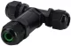 TRACON CST4-T3P Tömítőszelencés kábeltoldó, T-elágazó 0.5-4 mm2, IP68, PC+PA6.6, 3P, 450VAC, 24A