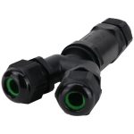   TRACON CST4-Y Tömítőszelencés kábeltoldó, Y-elágazó 0.5-4 mm2, IP68, PC+PA6.6, 5P, 450VAC, 24A