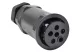 TRACON CST4-Y Cable extension with sealing box, Y-branch 0.5-4 mm2, IP68, PC + PA6.6, 5P, 450VAC, 24A