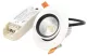 TRACON DLCOBA10W Beépíthető álmennyezeti LED lámpatest, forgatható 200-240VAC, 10 W, 800 lm, 4000 K, IP40, EEI=G