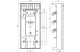 TRACON DSBA630A Készülék adapter 3P, 60 mm, 630 A, 365x140x128 mm - 3