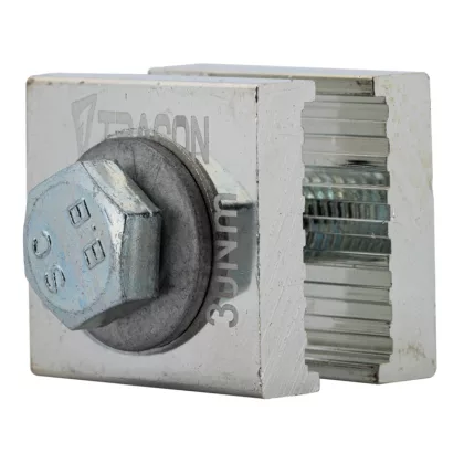   TRACON DSBEX630 Gyűjtősín toldó elem 40x37x(2x10) mm, 20,25,30x5,10 mm, 630A