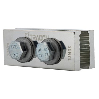 TRACON DSBEXH630 Gyűjtősín toldó elem 95x27x(2x10) mm, 20,25,30x5,10 mm, 630A