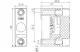 TRACON DSBH1P Gyűjtősíntartó 1P 1P, 60 mm, 25x210x152 mm (12, 15, 20, 25, 30X5,10 mm) - 2