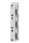 TRACON DSBH3P Gyűjtősíntartó 3P, 60 mm, 5,10mm 3P, 60 mm, 20x192x51 mm, (12, 20, 30x5,10 m