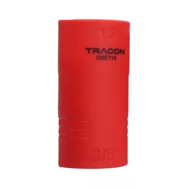 TRACON DSET16-13 1000V-ra szigetelt dugókulcs fej 1000V, 3/8, 13mm