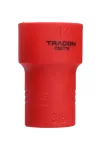 TRACON DSET16-17 1000V-ra szigetelt dugókulcs fej 1000V, 3/8, 17mm