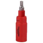 TRACON DSET16-B5 1000V-ra szigetelt dugókulcs imbuszfej 1000V, 3/8, 5mm