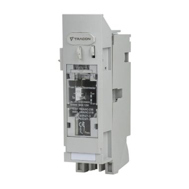 TRACON DSH000-1 Vízsz.szak.kapcs-bizt, szerelőlapra, kapocs bek. AC415V, 100A, 1P, NH000