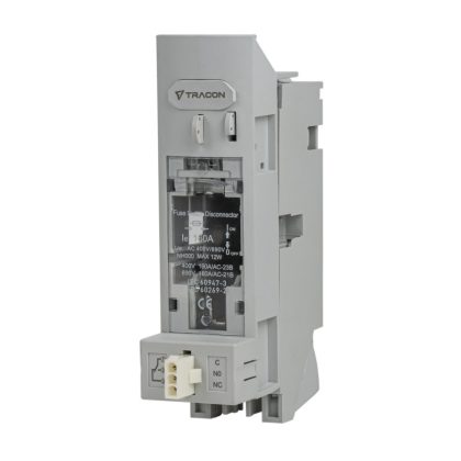   TRACON DSH000-1S Vízsz.szak.kapcs-bizt, szerelőlapra, kapocs bek, távj. AC415V, 100A, 1P, NH000